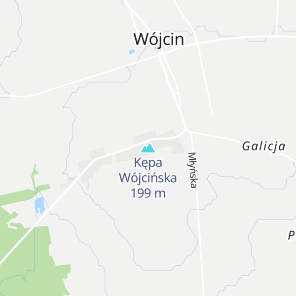 Map of Kępa Wójcińska