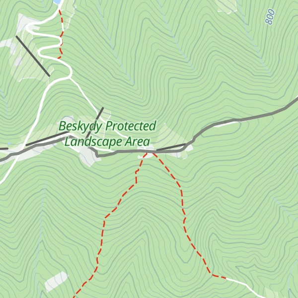 Map of Hotel Portáš
