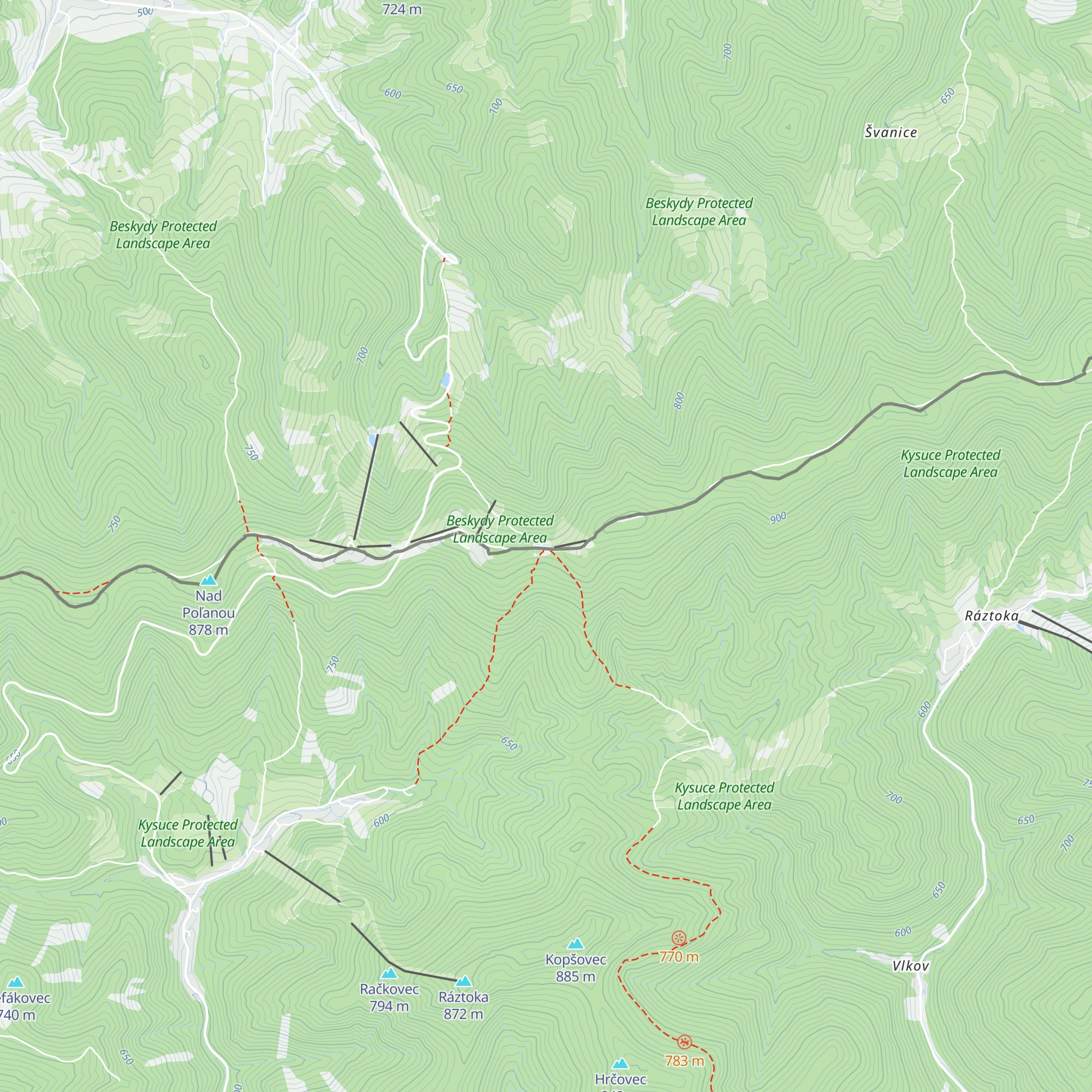Hotel Portáš map