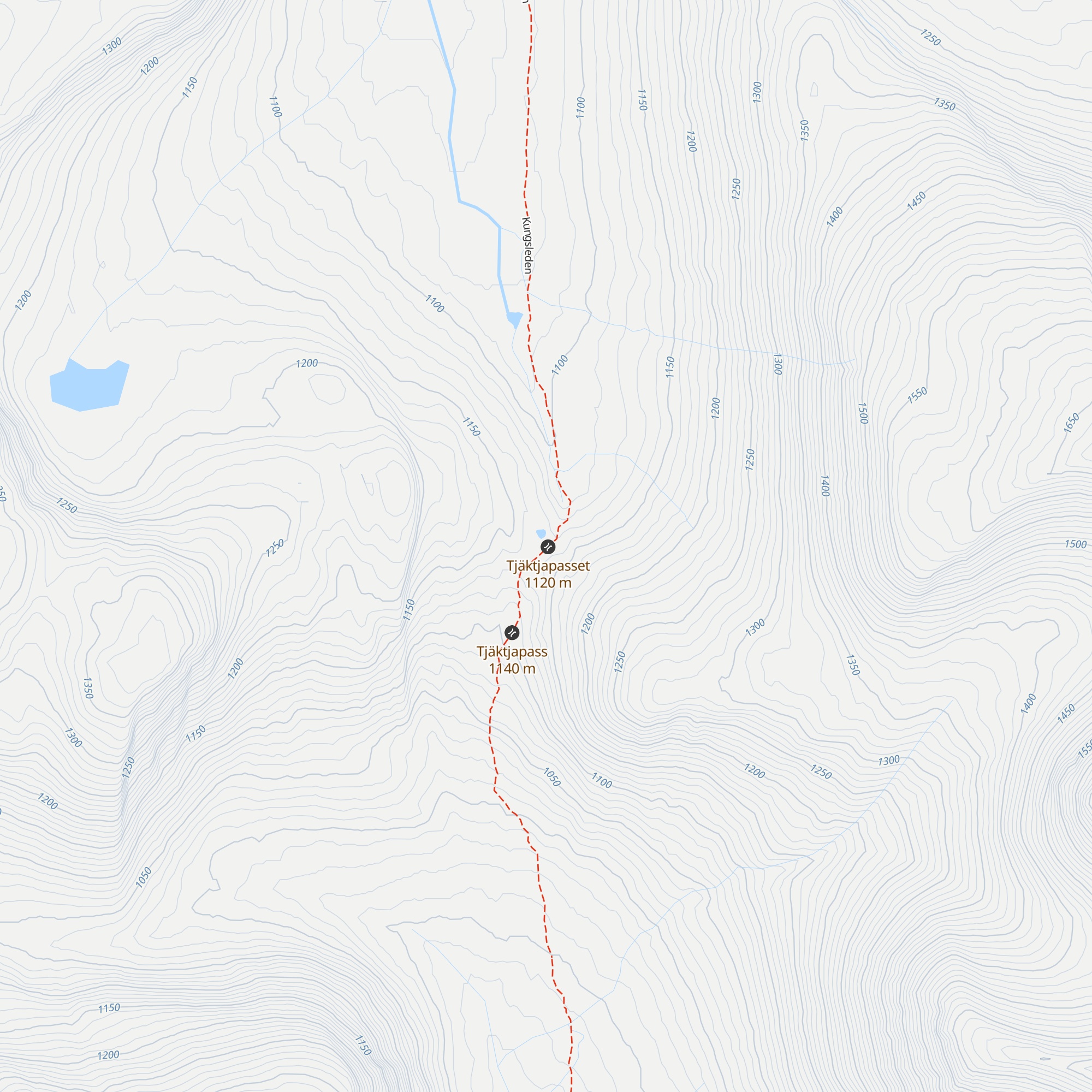 Tjäktapasset Rastskydd map