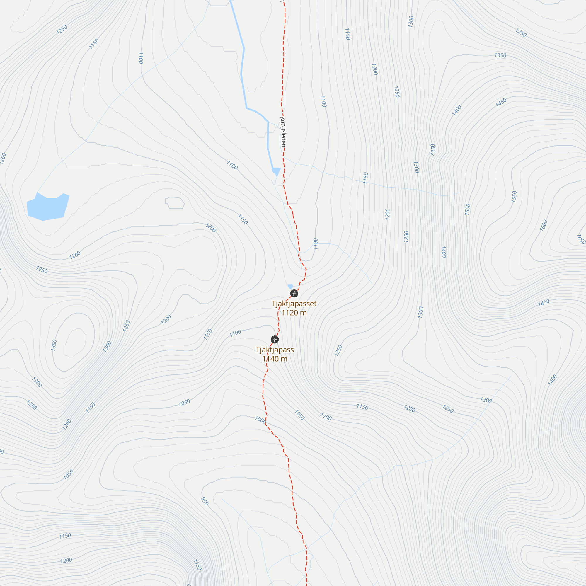 Tjäktapasset Rastskydd map