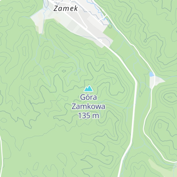 Map of Góra Zamkowa