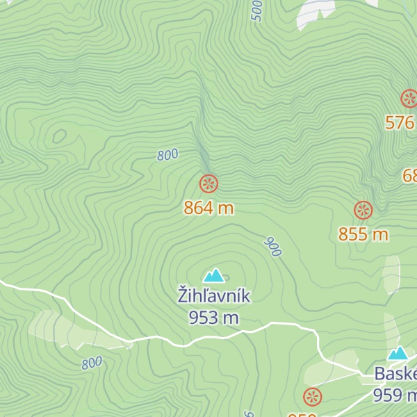 Map of Nárožná