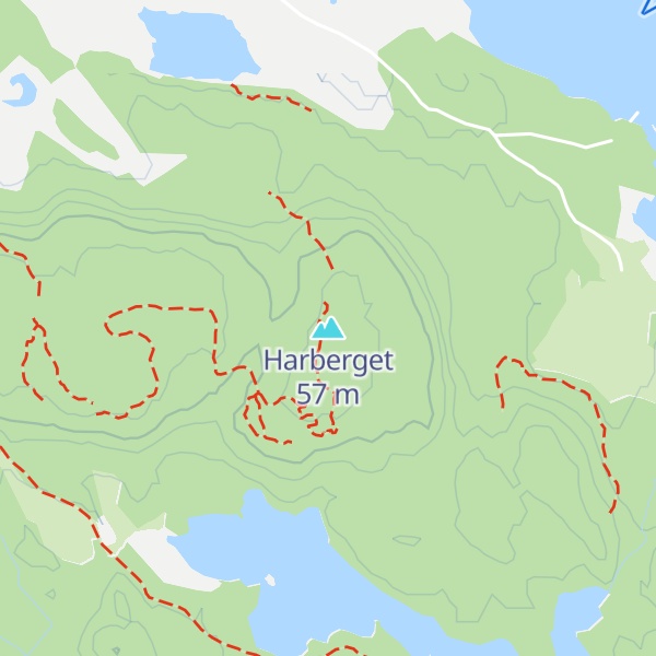Map of Harberget