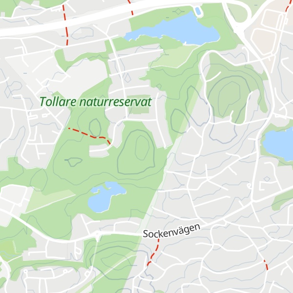 Map of Hjortberget