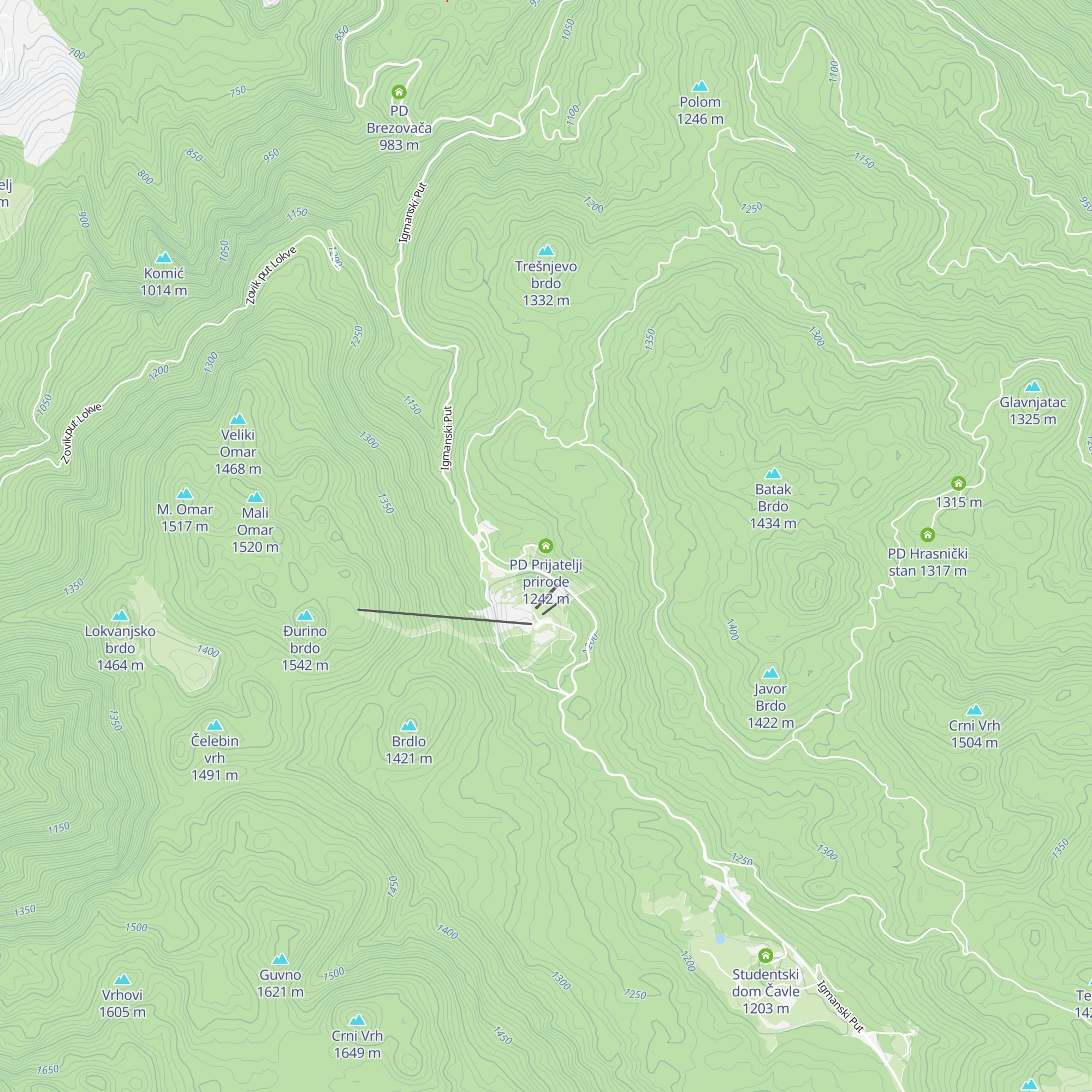 PD Prijatelji prirode map