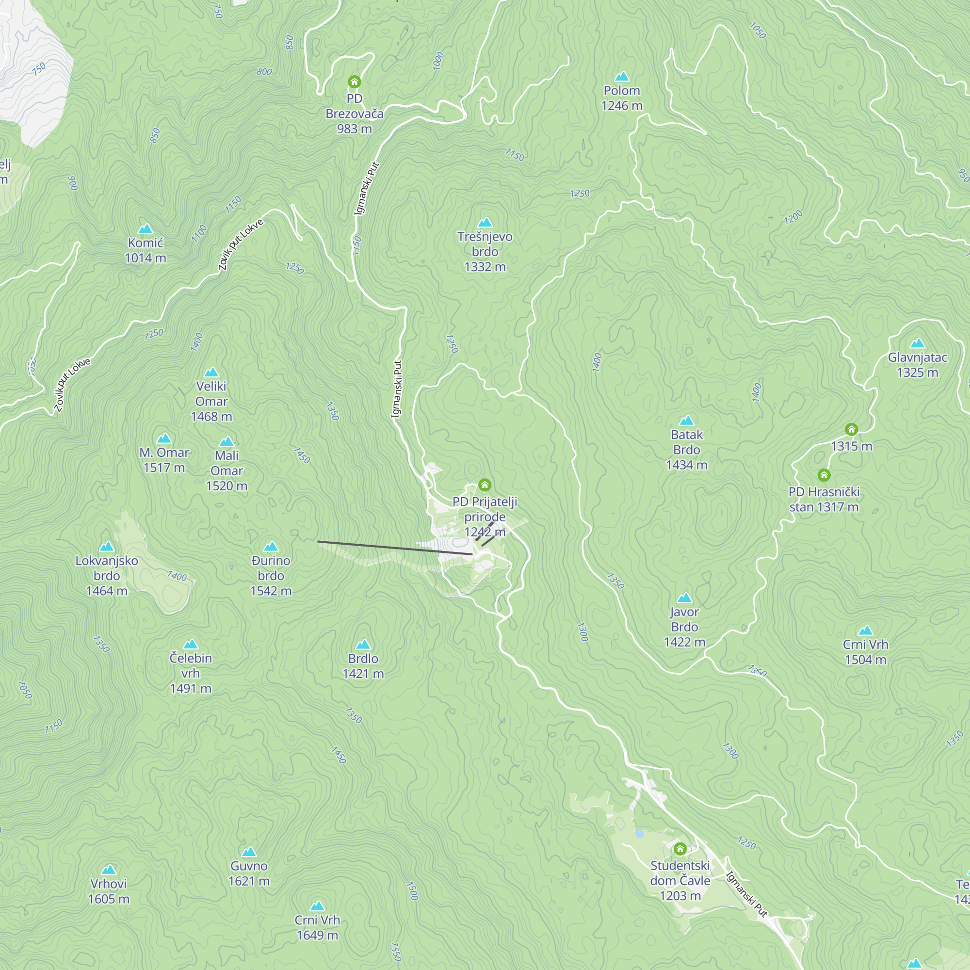 PD Prijatelji prirode map