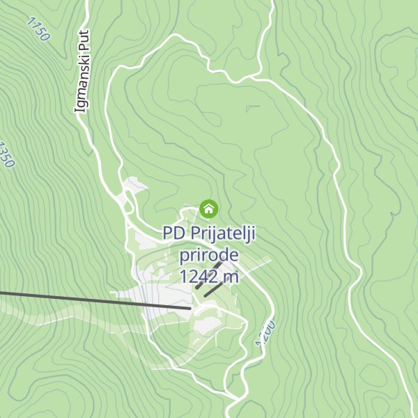 Map of PD Prijatelji prirode