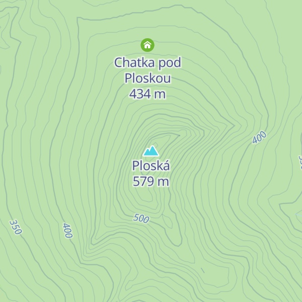 Map of Ploská