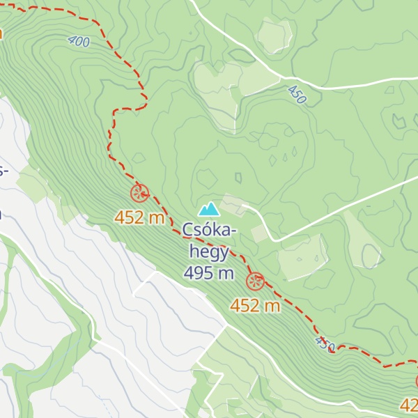 Map of Csóka-hegy