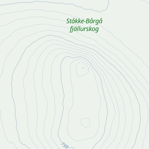 Map of Alep Tjåhkålis