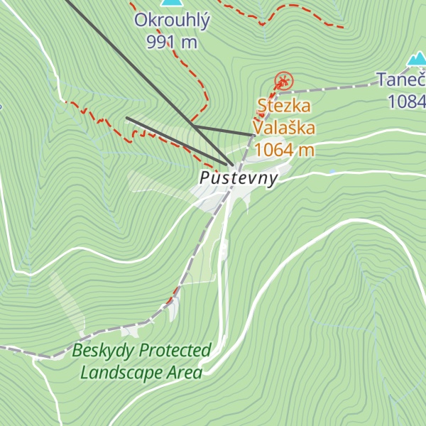Map of Zelená bouda