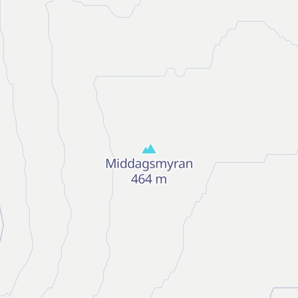 Map of Middagsmyran