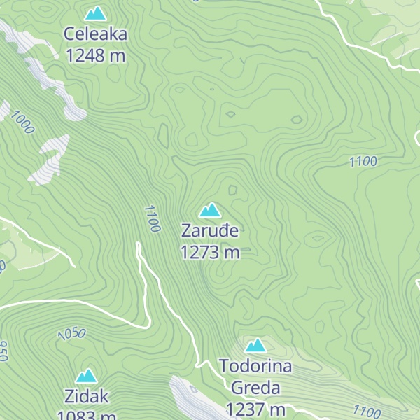 Map of Zaruđe