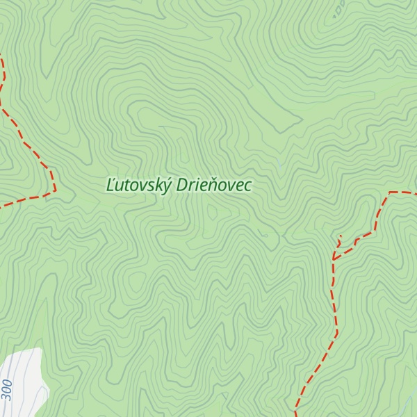 Map of Drieňovec