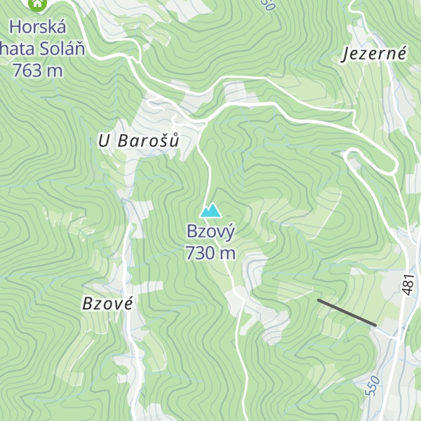 Map of Bzový