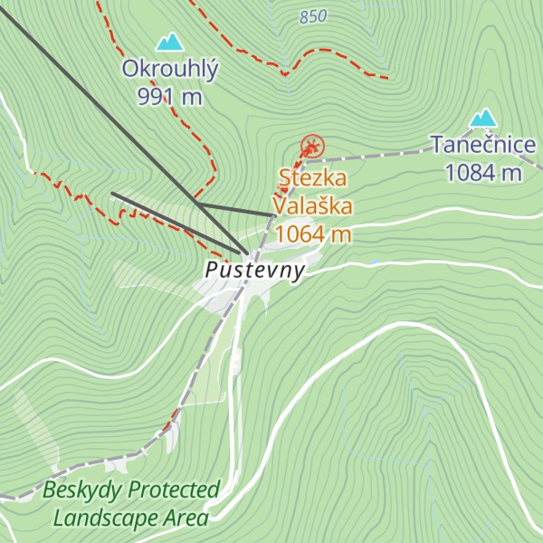 Map of Maměnka