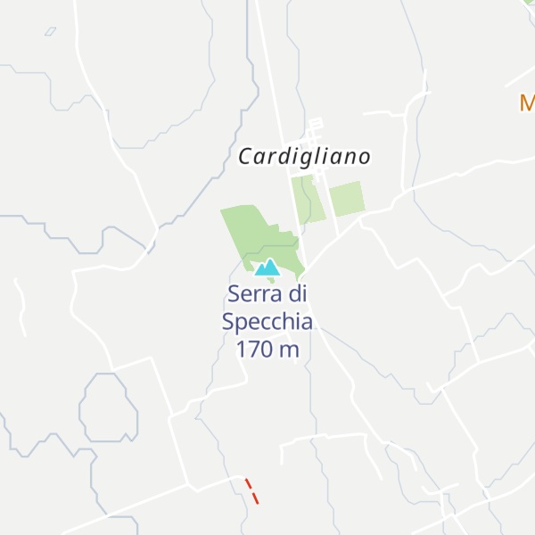 Map of Serra di Specchia