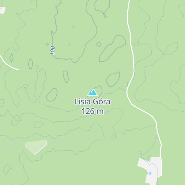 Map of Lisia Góra