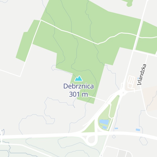 Map of Debrznica