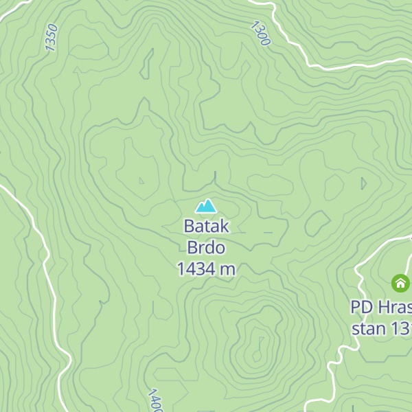 Map of Batak Brdo