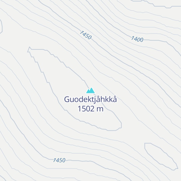 Map of Guodektjåhkkå