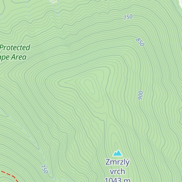 Map of Noříčí hora