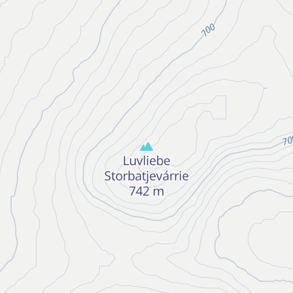 Map of Luvliebe Storbatjevárrie