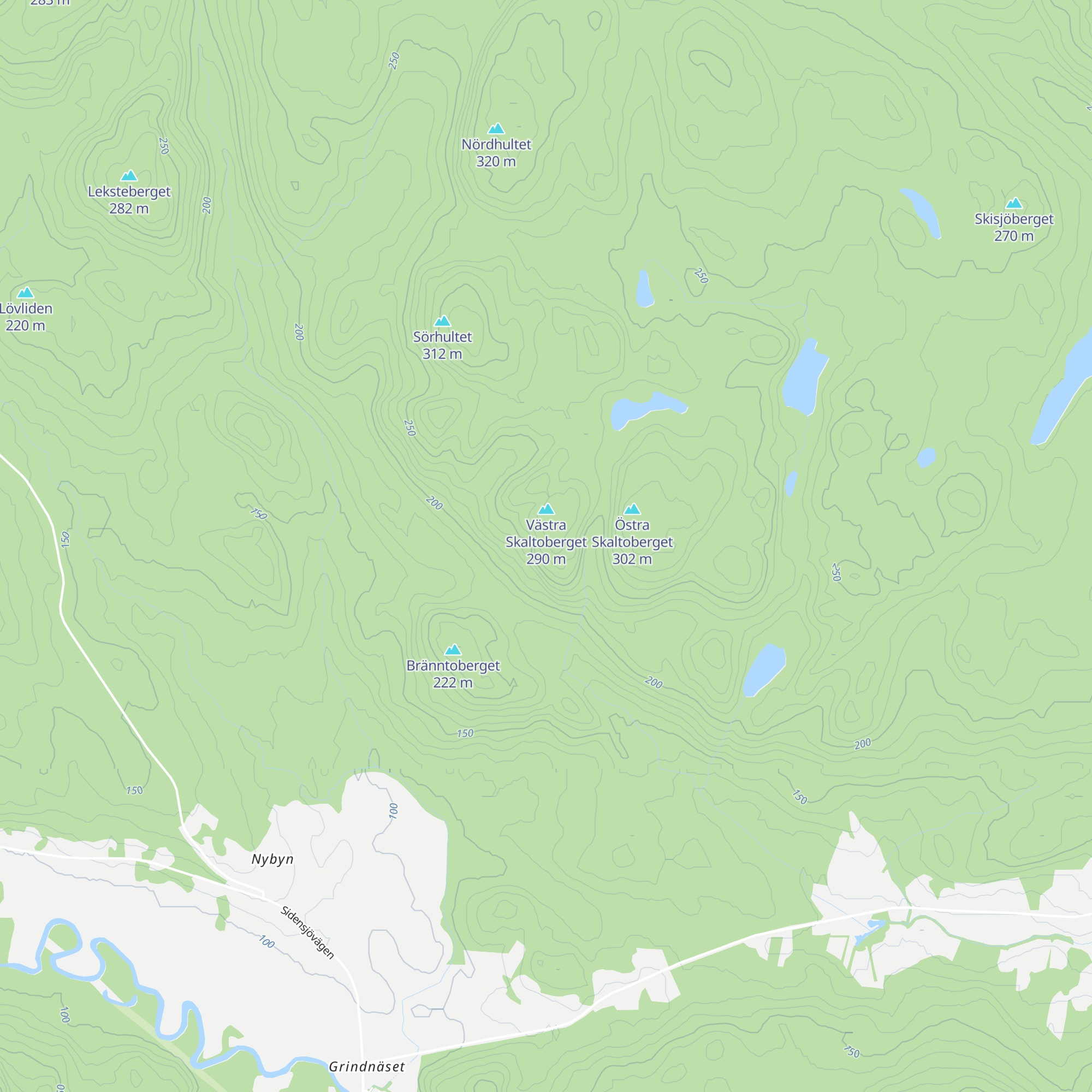 Skaltoberget map
