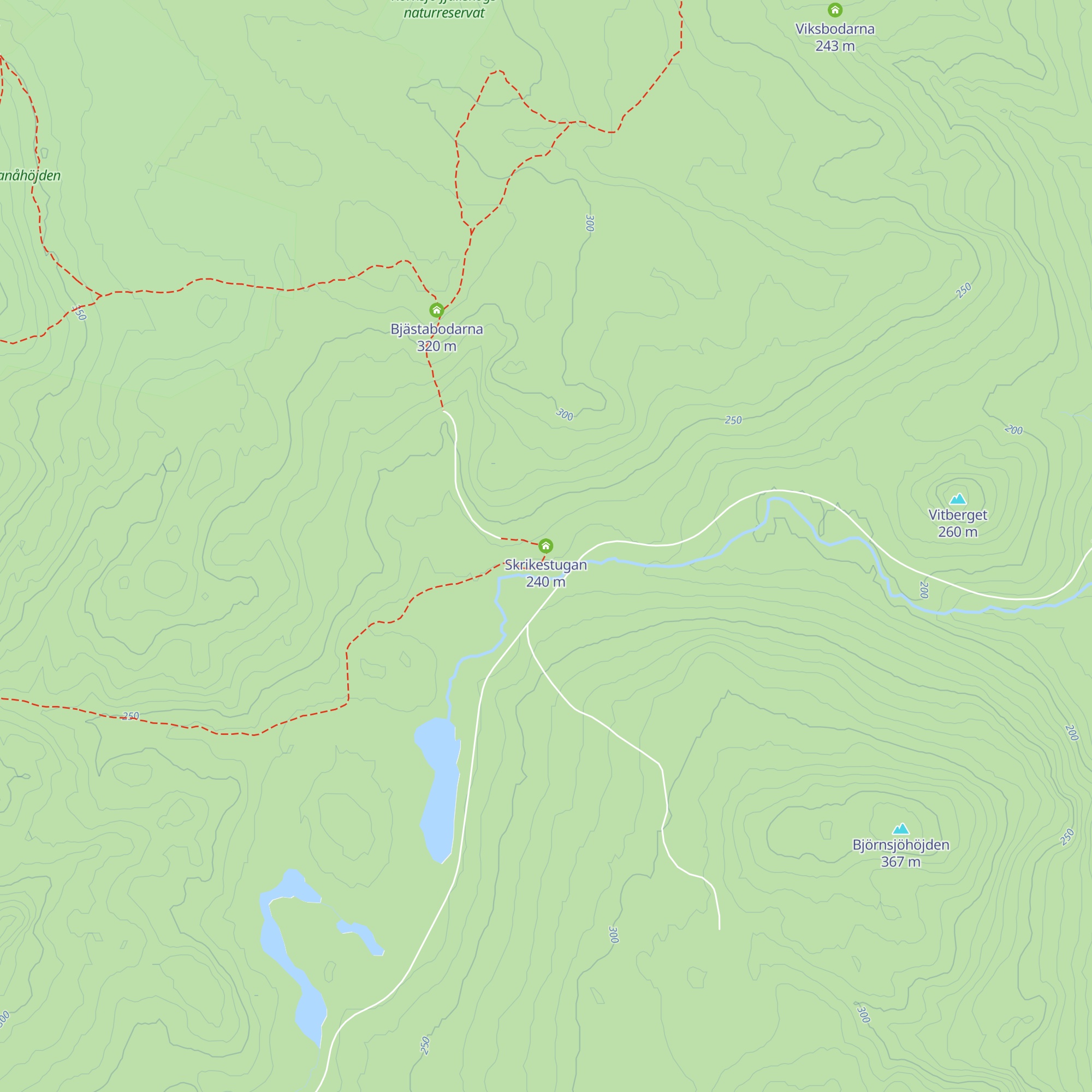 Skrikestugan map