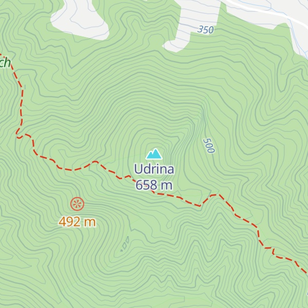 Map of Udrina