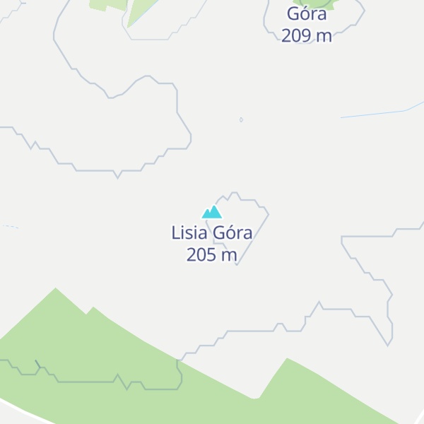 Map of Lisia Góra