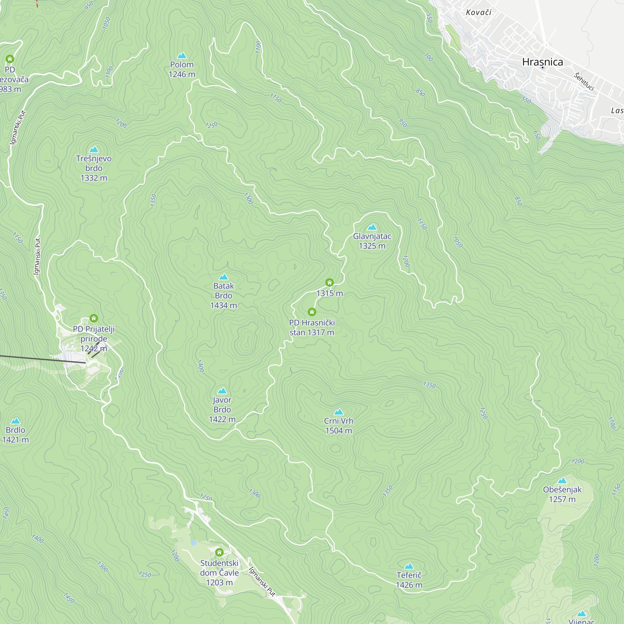 PD Hrasnički stan map