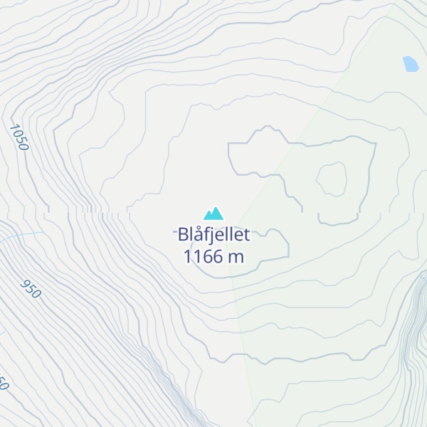 Map of Blåfjellet