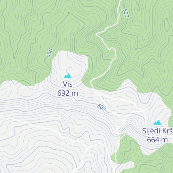 Map of Planinarska kuća VIS