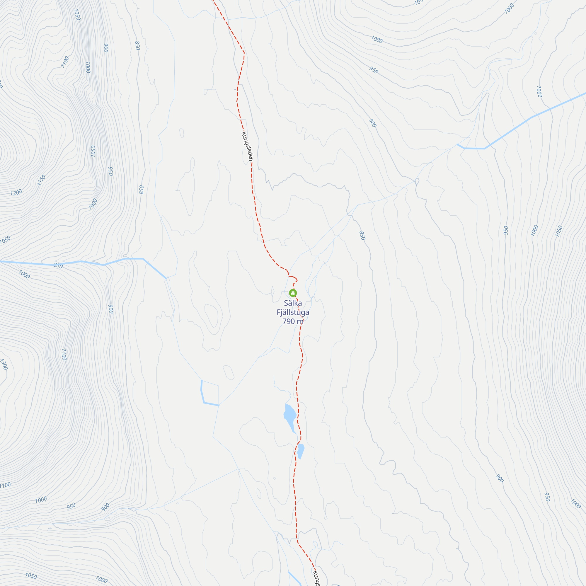 Sälka Fjällstuga map