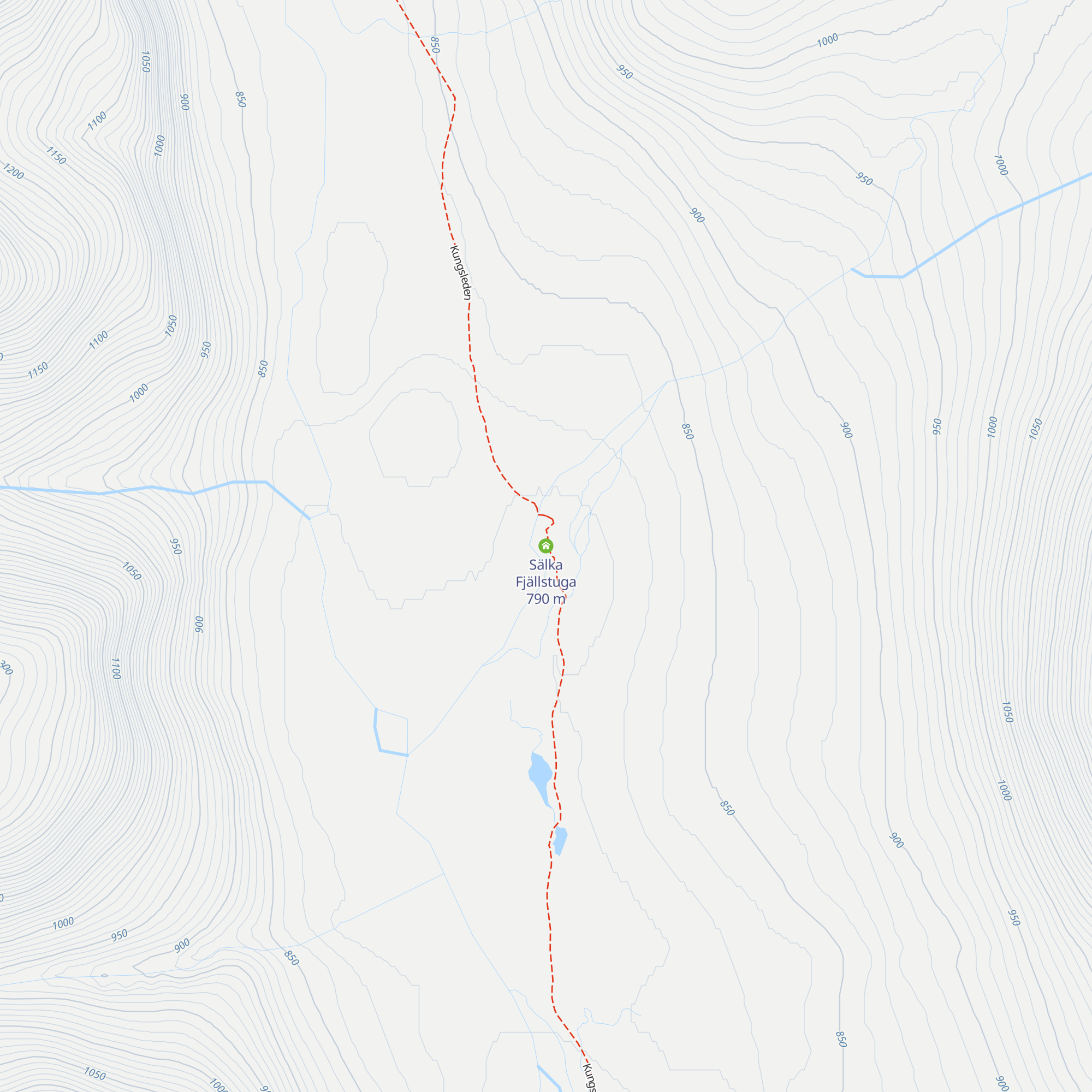 Sälka Fjällstuga map