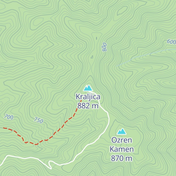 Map of Kraljica