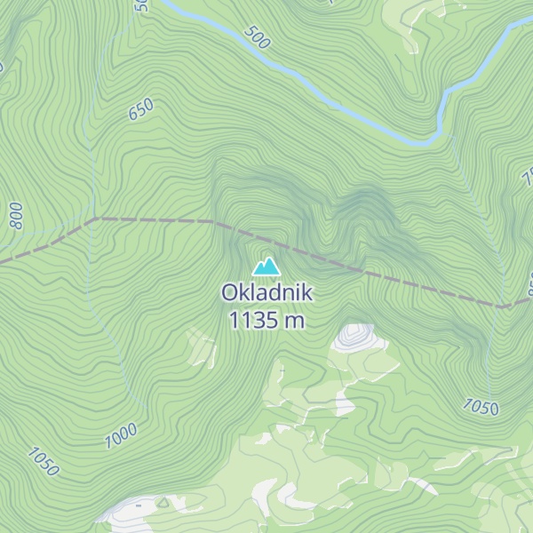 Map of Okladnik