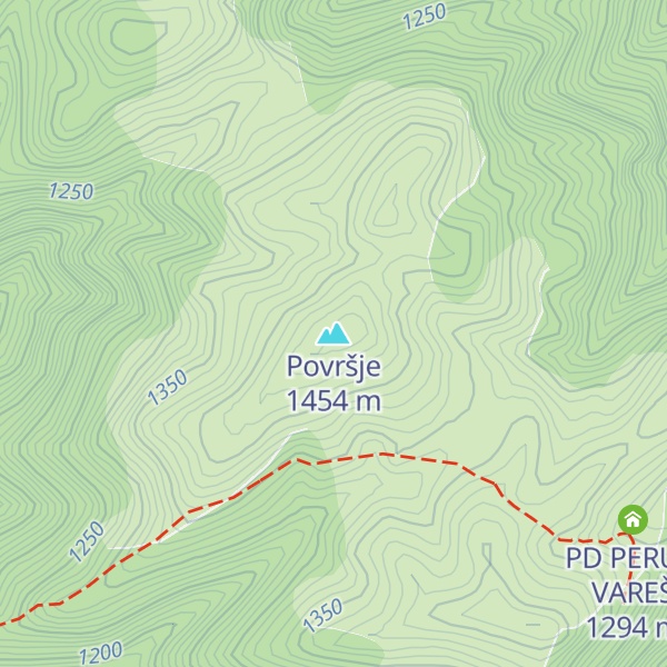 Map of Površje