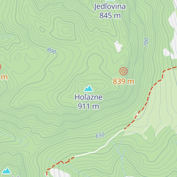 Map of Hoľazne
