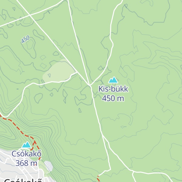Map of Maurer-kunyhó