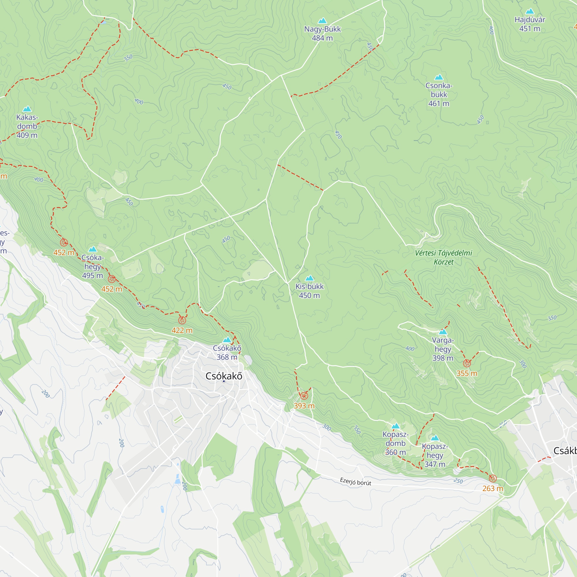 Maurer-kunyhó map