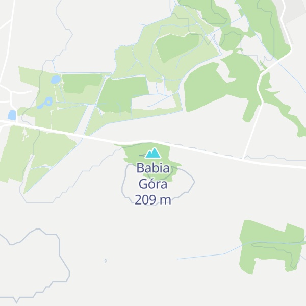 Map of Babia Góra