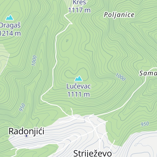 Map of Lučevac