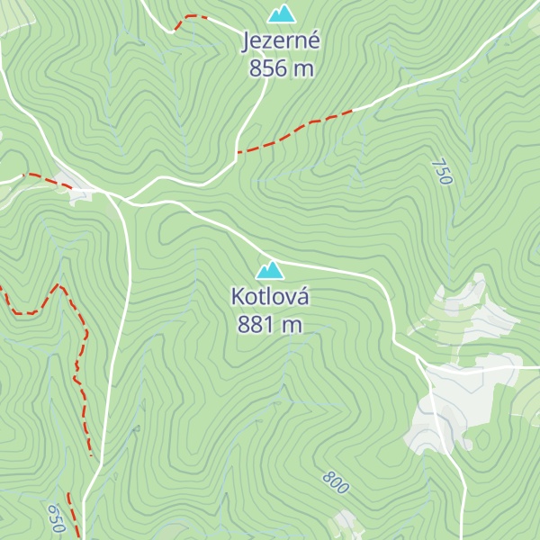 Map of Kotlová