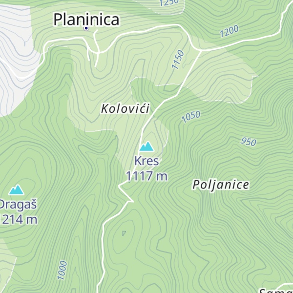 Map of Kres