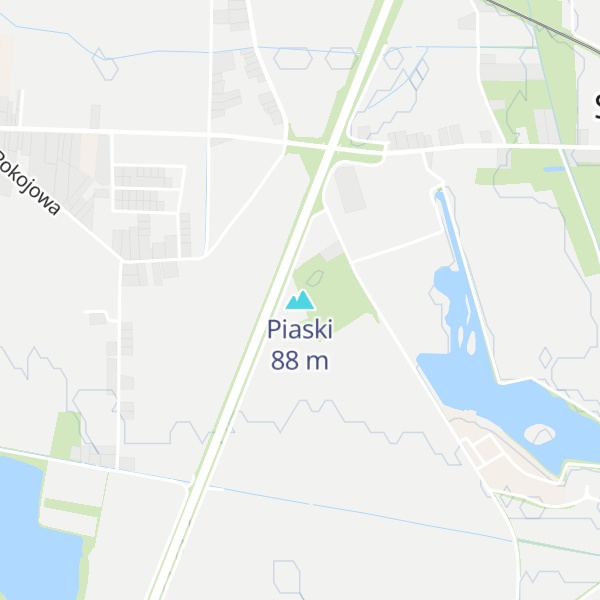 Map of Piaski