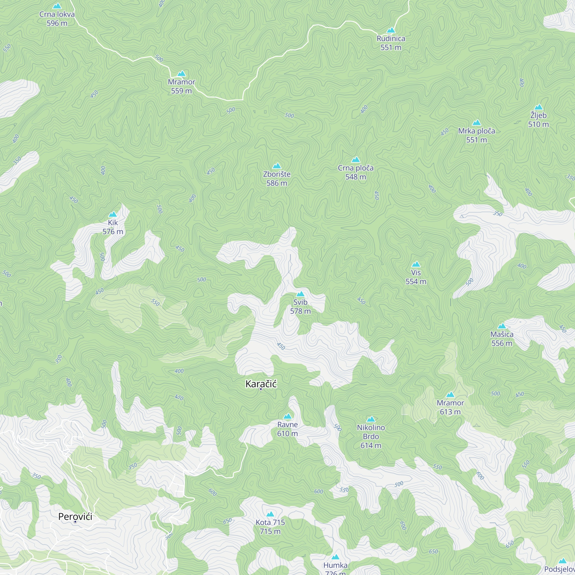 Lovačka kuća Perovići map