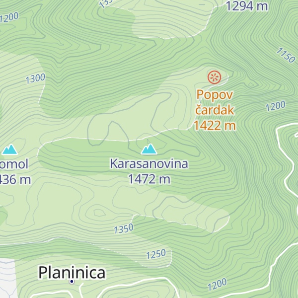 Map of Karasanovina